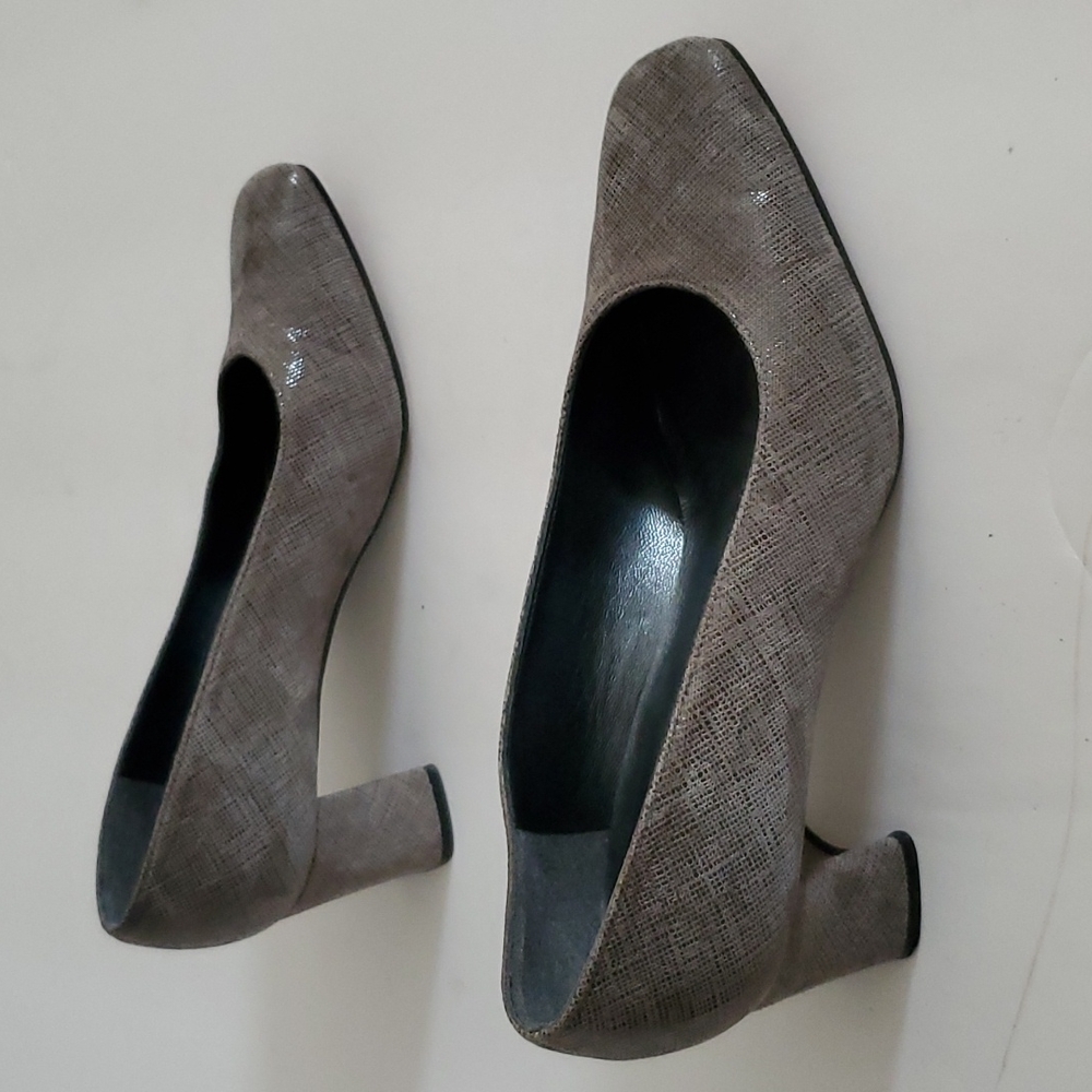 Stuart Weitzman Matrix Block Heel Dress Shoes, Si… - image 2